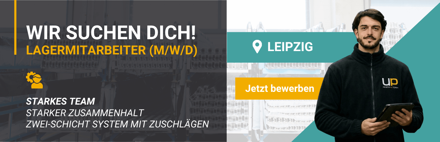 Banner für die Stellenanzeige zum Lagerist